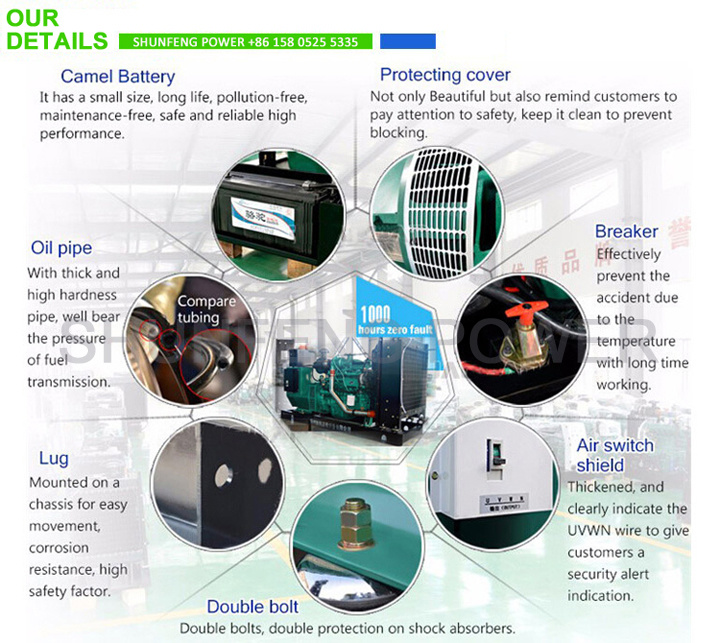 Soundproof Portable Silent Cummins Electric Power Diesel Generator