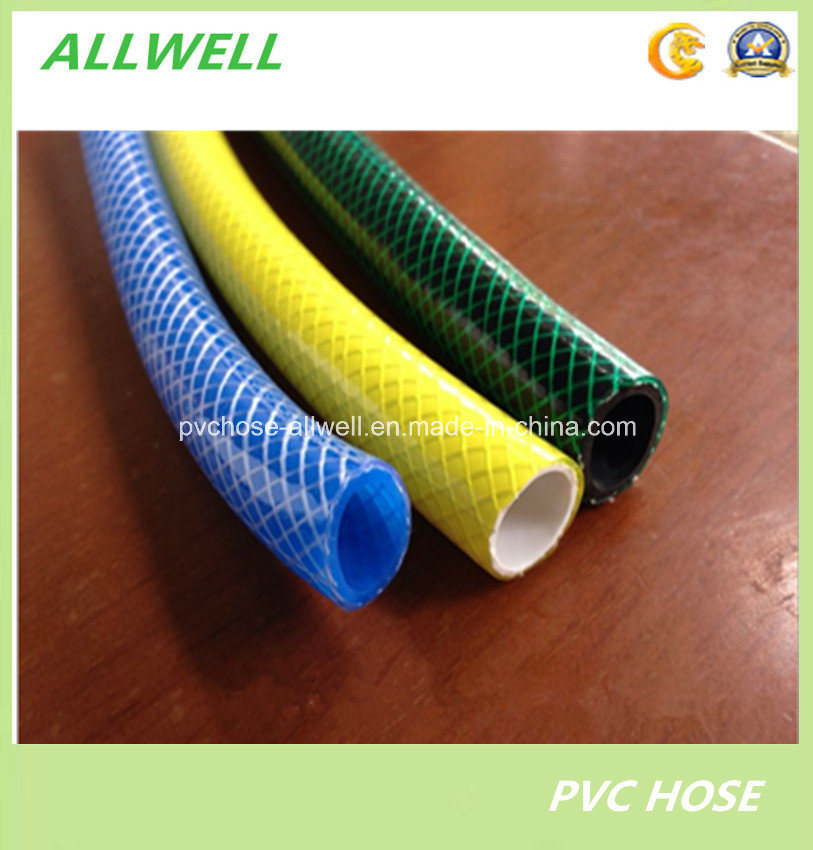 PVC Plastic Flexible Fiber Braided Reinforced Water Garden Irrigation Pipe Hose