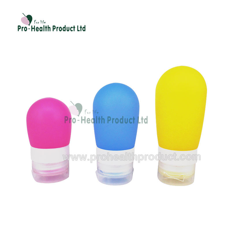 Refillable Silicone Travel Containers Travel lotion Squeeze Bottle