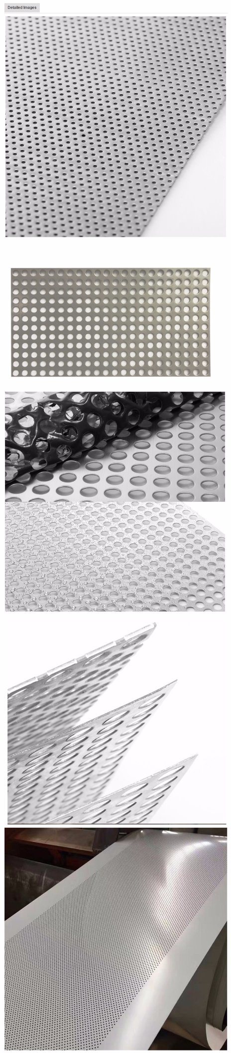 0.7mm Thick 3mm Pitch Stainless Steel Perforated Metal Sheet Plate