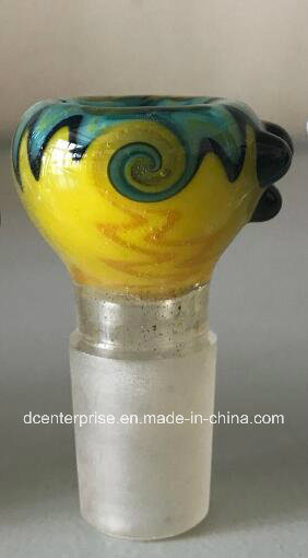 Cc385 Wigwag Bowl for Smoking Pipe Borosilicate Glass