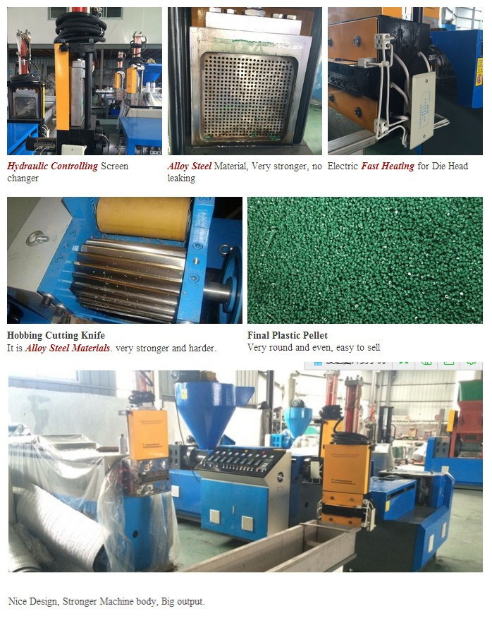 Double Stage Waste Plastic Nylon Recycling Extruder
