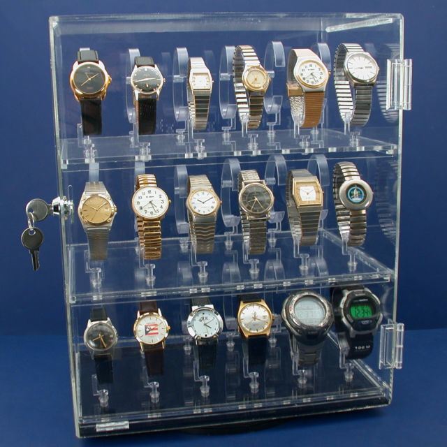 OEM ODM Acrylic Wood Watch Display Cabinet