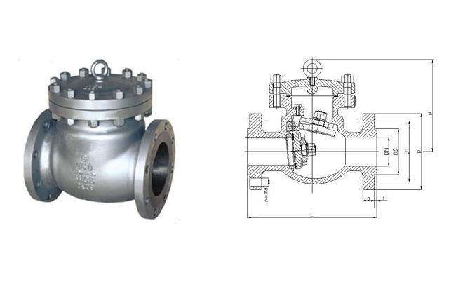 ANSI/ASME H44h, H44y, H64h, H64y Cast Steel Swing Back-Pressure Reflux Check Valve