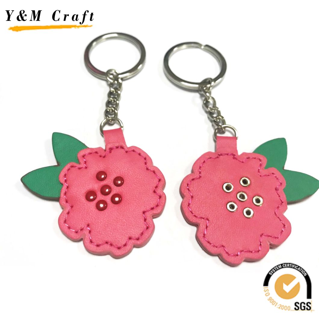 Newest Metal and Leather Pineapple Fruit Keychain