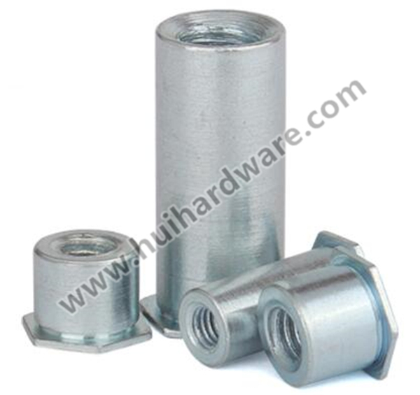 Blue Zinc Plated Hex Head Inner Thread Blind Rivet Nuts