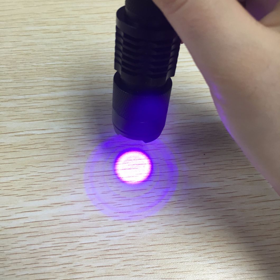 395nm 365nm Moeny Jade Detector Fluorescence Test LED UV Flashlight