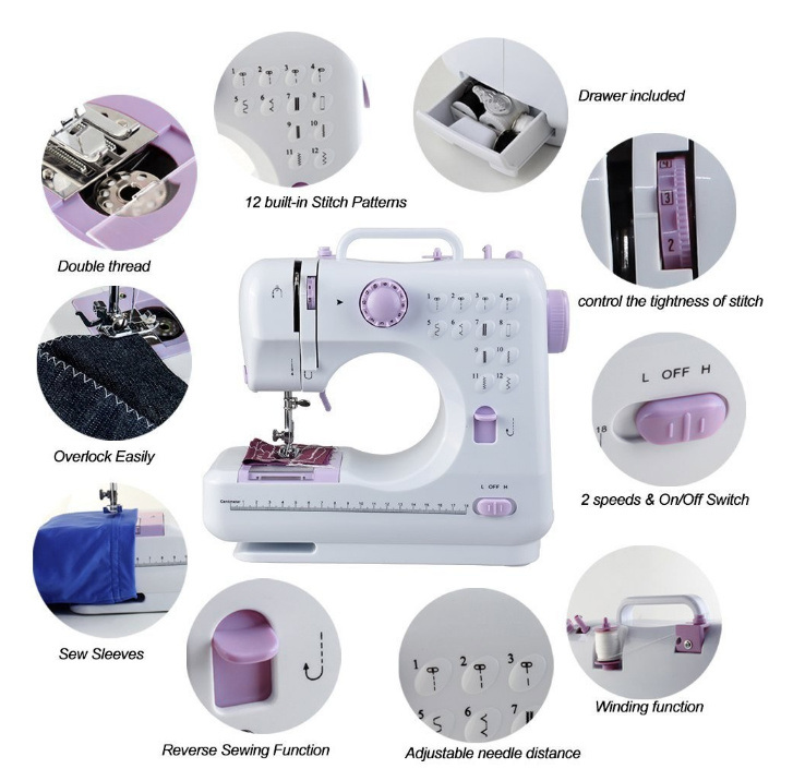 Chinese Supplier of Mini Sewing Machine (Htj-505A)