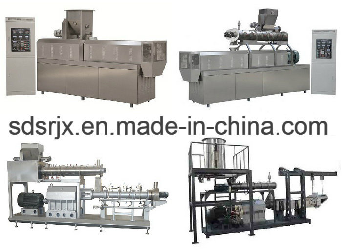 Twin-Screw Extruded Aquatic Floating Fish Feed Pellet Manufacture Extruder