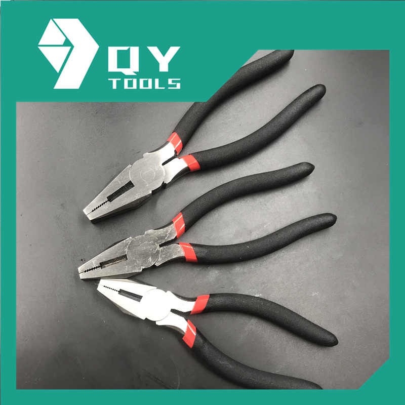 Hot Sales Professional Pliers Combination Pliers with Bi-Color Dipped Handle