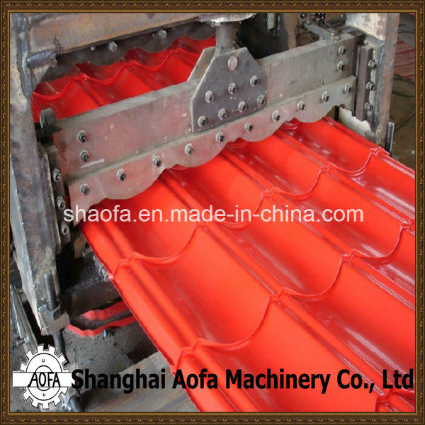 Metal Steel Stage Roof Glazed Tile Roll Forming Machine