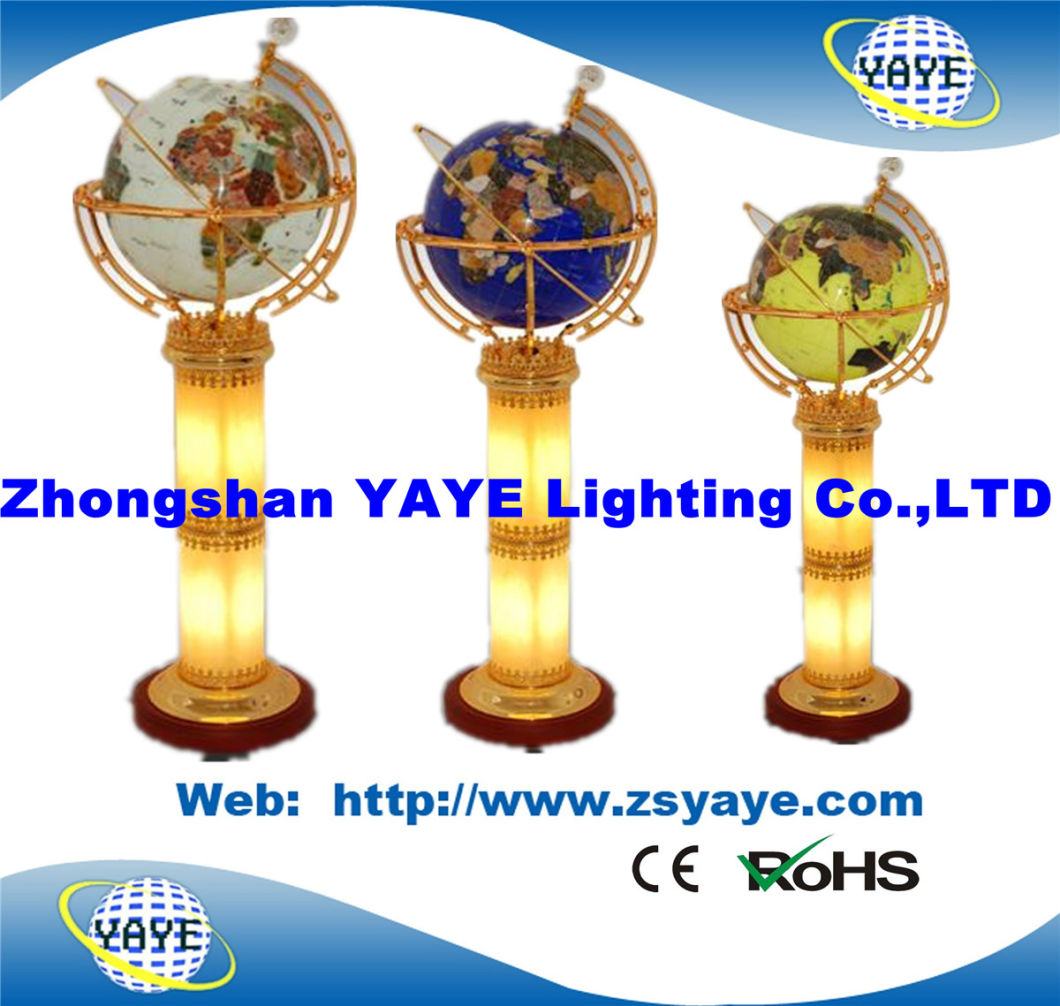 Yaye 18 Hot Sell Ce/ RoHS Lighting Gemstone Globe / Gemstone Globes / World Globes with Lighting