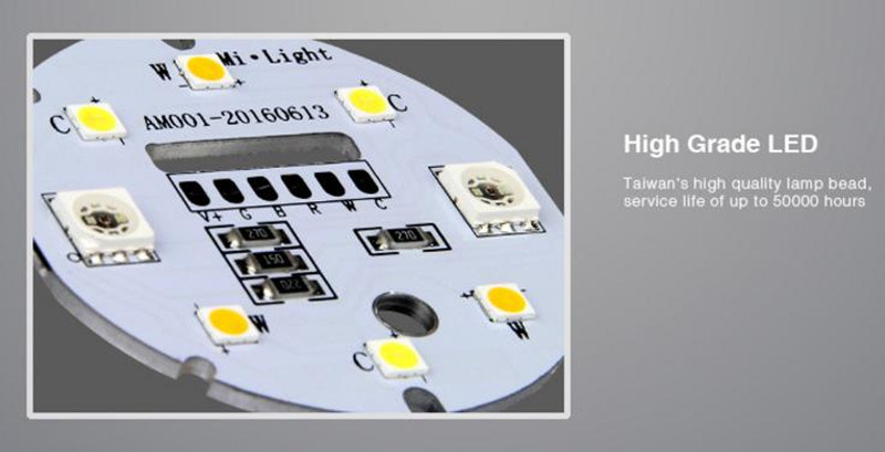 GU10 Energy-Saving LED RGB Wireless Remote Control Intelligent Dimming Color Spotlight