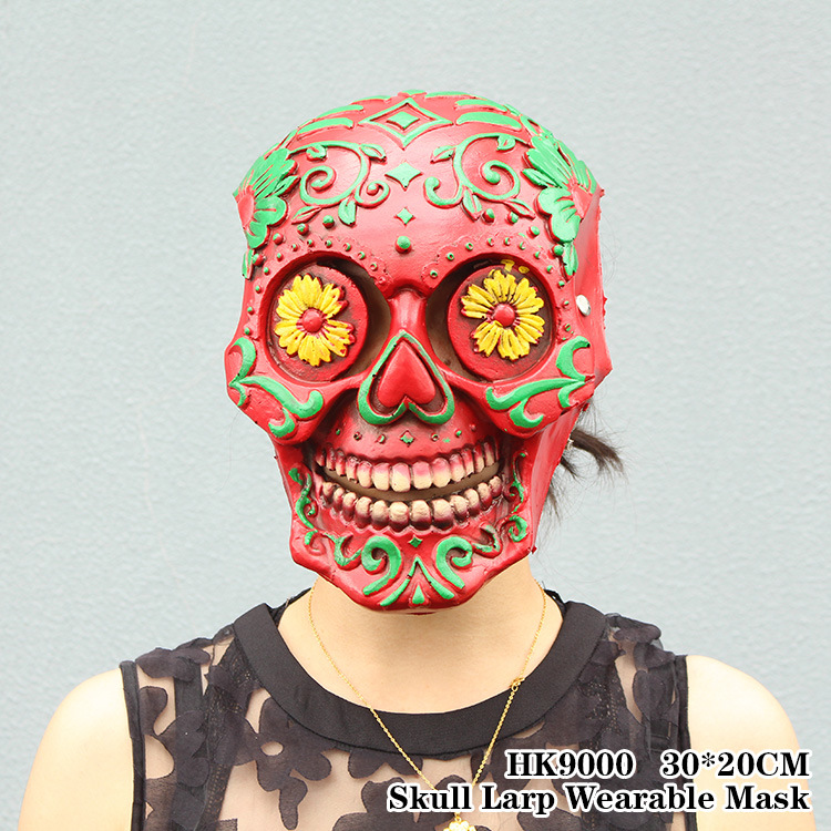 Skull Larp Wearable Mask 30*20cm HK9000