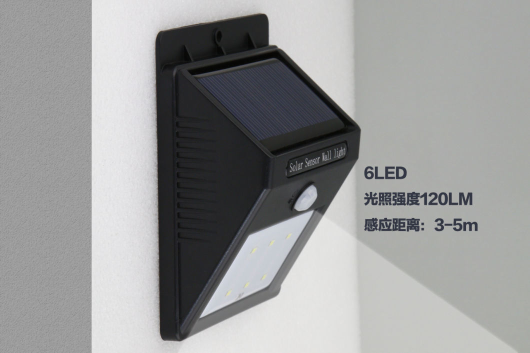 Solar Sensor Wall Light Exterior LED Waterproof Lighting