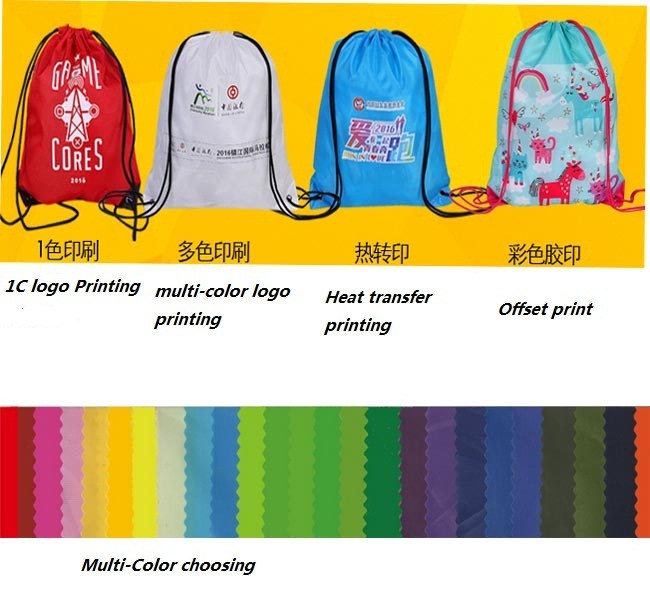 Top Quality Cheap Price Drawstring Backpack Shopping Bag