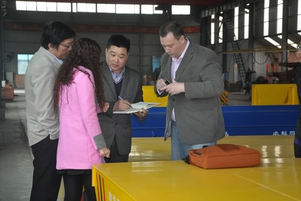 Aluminium Coil Factory Electric Flat Cart Manufacture on Cured Rails