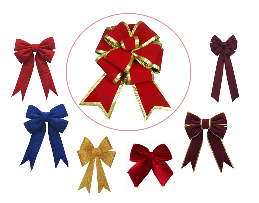 Red Velvet Christmas Bow Ties Supplier From China