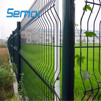 Triangle Bend Wire Mesh Fence Panels /3D Curved Welded Wire Mesh Panel Fence