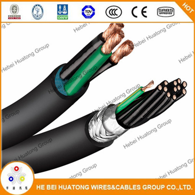 UL Listed Copper Wire Braid Shield Control Tc Cable