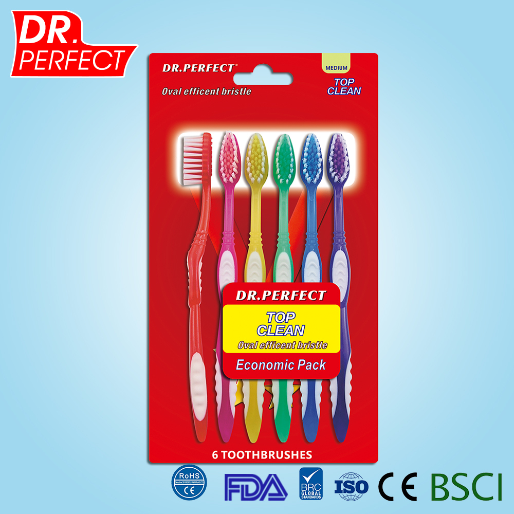 FDA Colourful Dental Kit Adult Toothbrush for Home Use