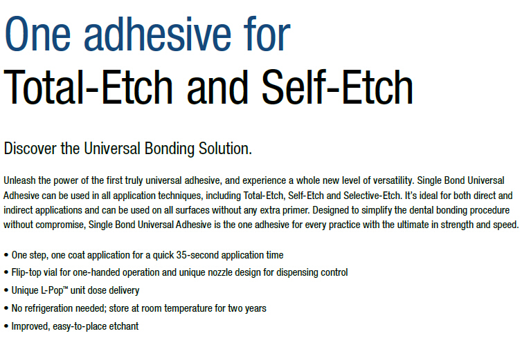 Single Bond (Scotchbond) Universal Adhesive