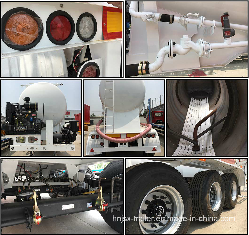 Hotsale Utility Bulk Cement Semi-Trailer for Asia Market