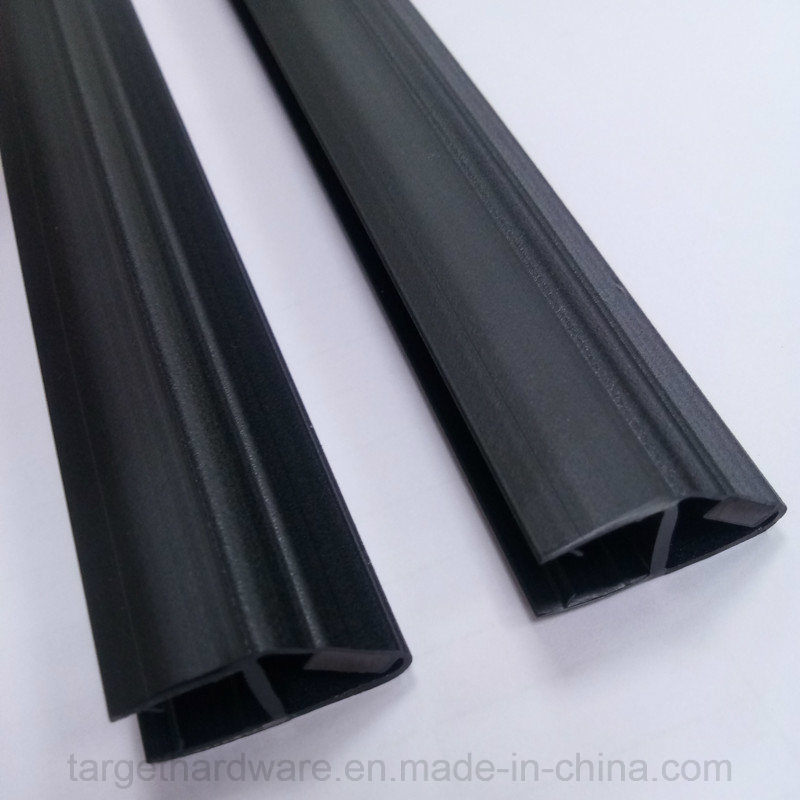 Black Colour PVC Seals Magnet for Glass 8-12mm (PS-10M-10)