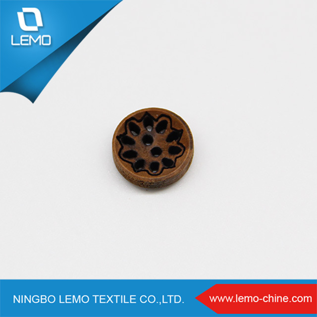 Raw Round Wood Clothes Buttons in Bulk