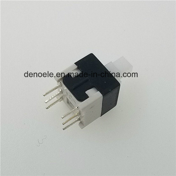 Double Row Self Locking Switch 6 Pin Key Pressure Switch