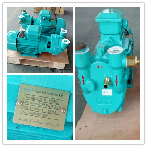 Sk-0.3A 1.1kw Liquid Ring Vacuum Pump for Plastic Extruder Machine