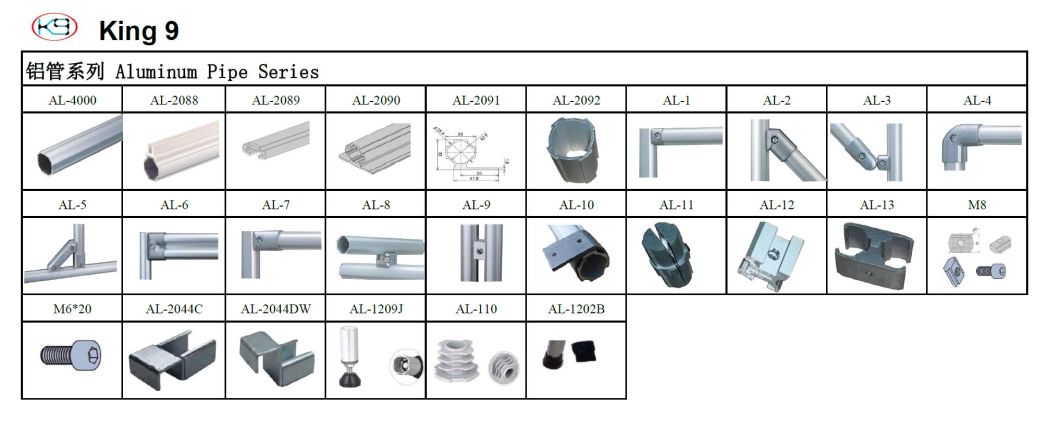 Logistic Equipment for Aluminum Pipe Alloy-Tube for (AL-4000)