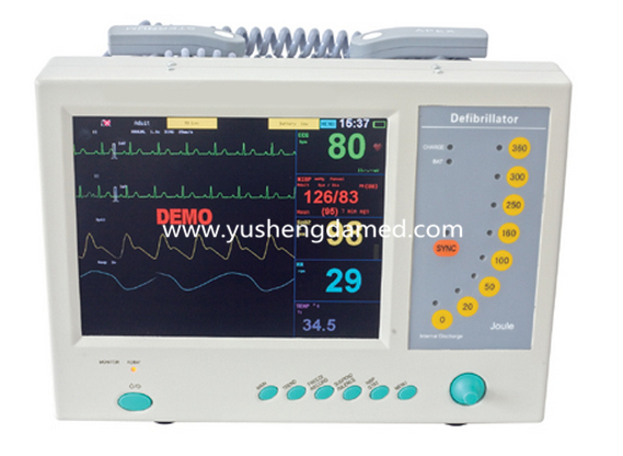 Medical Equipemnt Hospital Emergency Potable Manual Defibrillator with Monitor