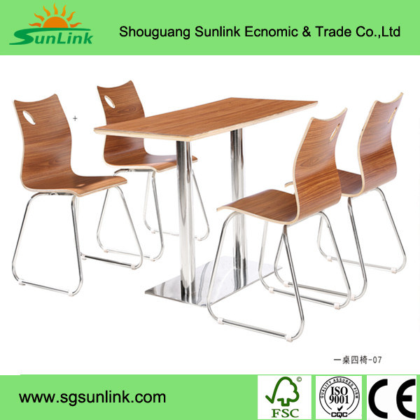 Recycled Wood Stainless Steel Student Furniture (SFQ-33)