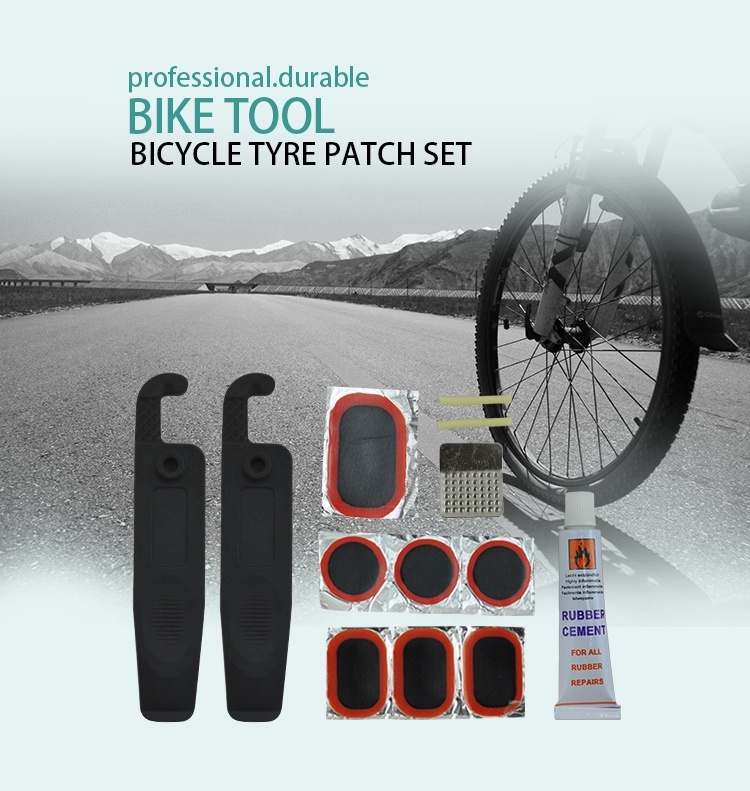 Bike Transparent Box Bicycle Repair Patch Kit Tire Cold Patch