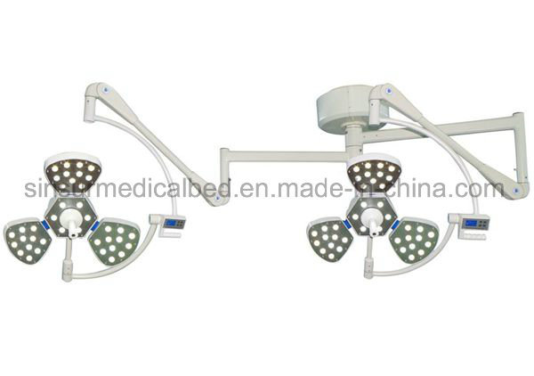 Hospital Equipment Double Head Shadowless Surgical LED Ceiling Operating Light