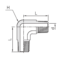 Stainless Steel Elbow Pipe Threaded Fitting