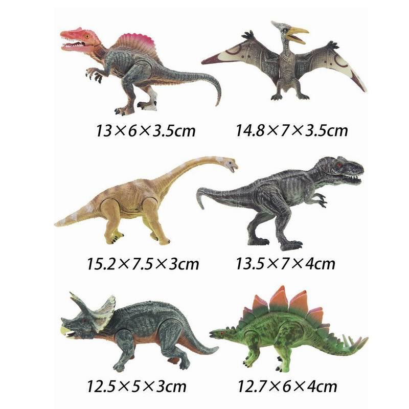 New Plastic Dinosaur Model Toys with Movable Parts