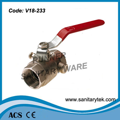 Water Ball Valve with Drain Valve (V20-016202)