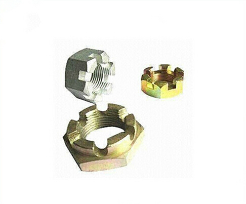 Grade 8.8 Hexagon Slotted Nut/ Castle Nut with Black