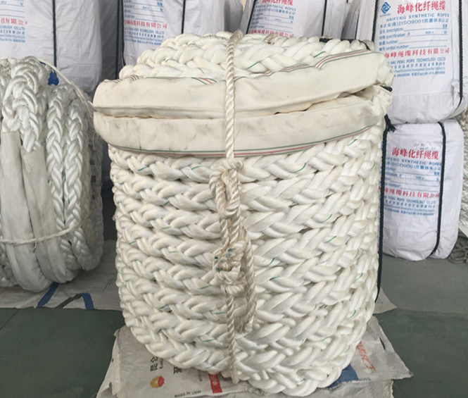 8 Strand 1750kn 120mm Polypropylene Rope Marine Anchor Rope