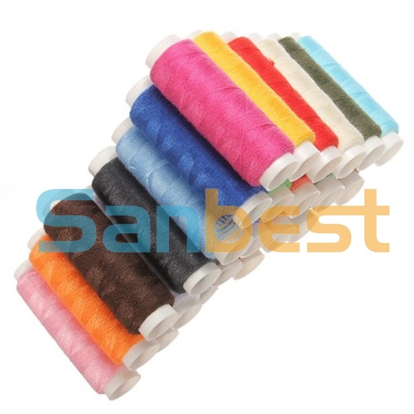 Colorful Sewing Thread on Small Reels with High Quality