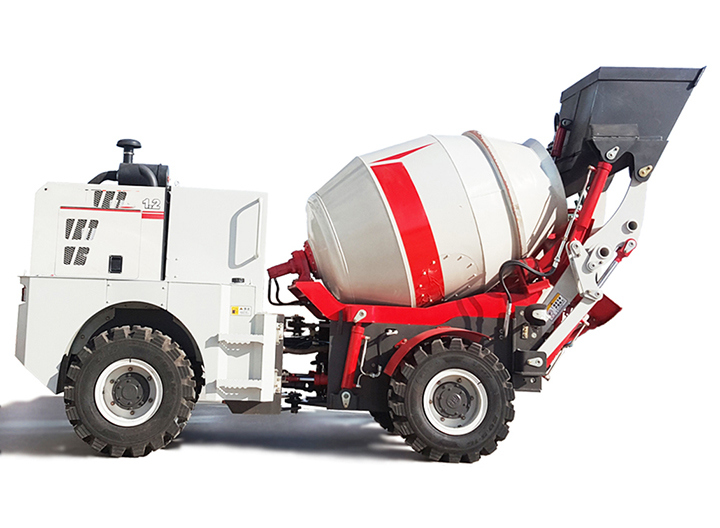 ACTIVE China Supply Small 1.2 Cubic Meters Self Loading Concrete Mixer Truck