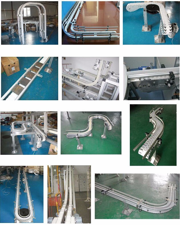 Slat Top Plastic Flexi Conveyor Chain