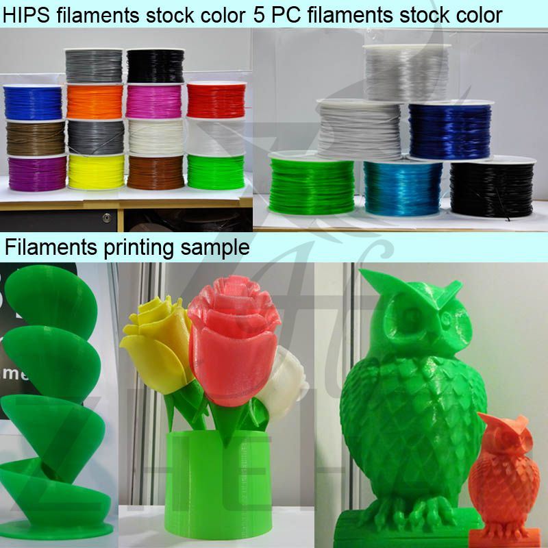 ABS/PLA Filaments Sample Roll Filaments Spool in 0.25kg