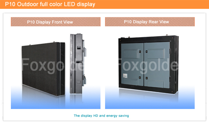 High Brightness P10 Outdoor HD Full Color SMD LED Video Wall