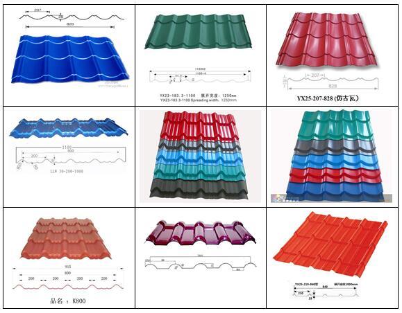 Metal Roof Wall Panels Roll Forming Machine