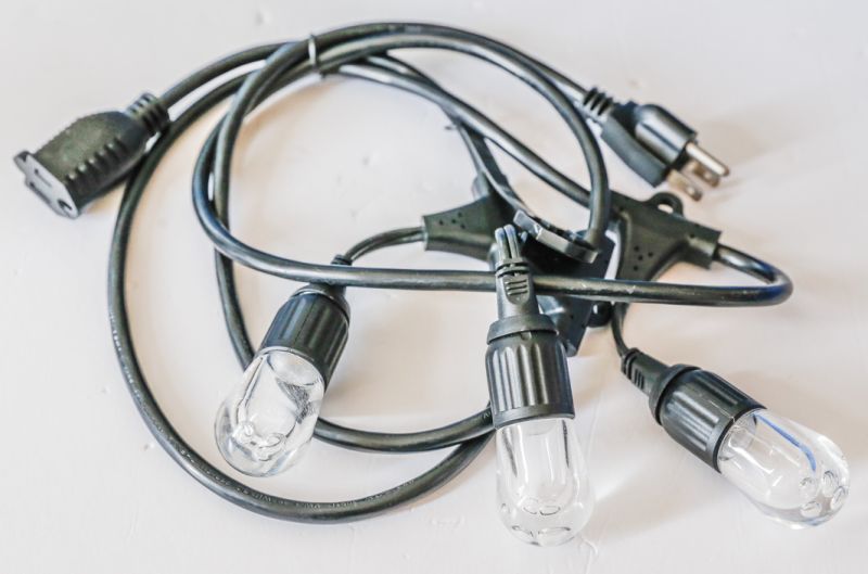 String Light Extension Cord with UL, cUL Approval