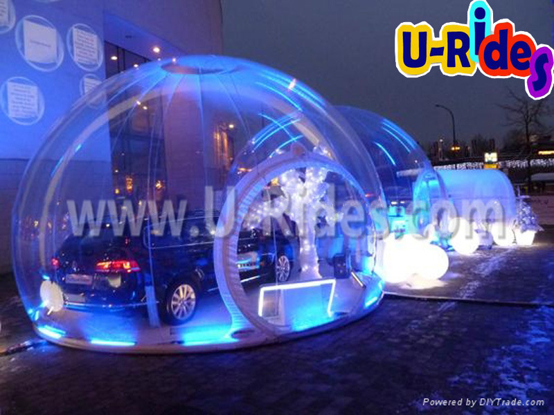 Lighted Inflatable bubble Dome Tent for Outdoor camping