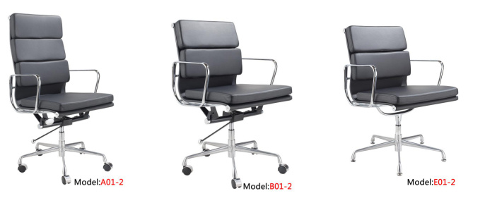 Ergonomic Office Leather Aluminium Eames Executive Chair (A01-2)